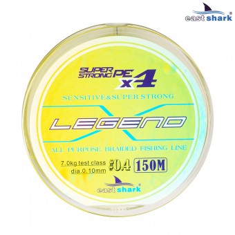 Шнур EastShark Legend X4 150м 0,18мм #1,2 желтый
