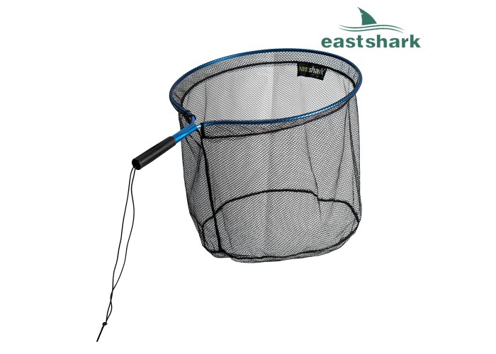 Подсак EastShark бортовой круг прорезиненный синий