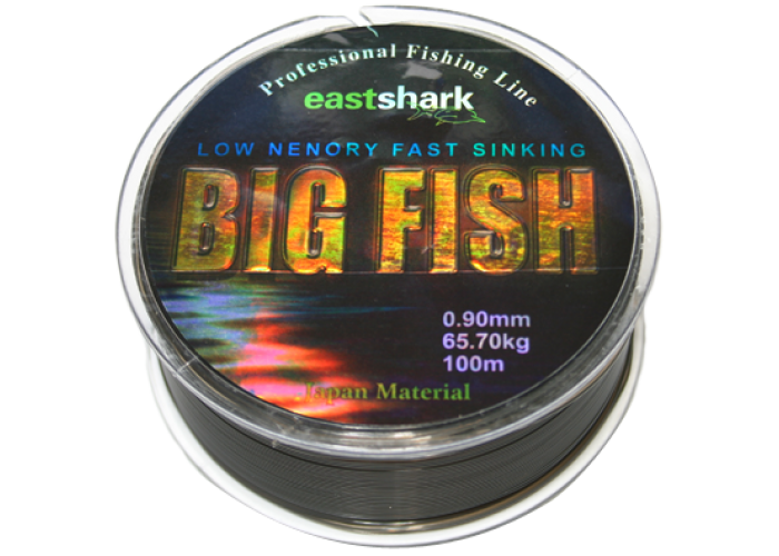 Леска BIG Fish 1.0 100 м чёрная (79,2 кг)