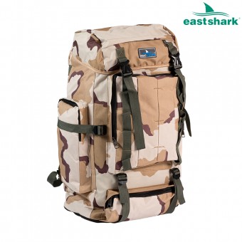Рюкзак EastShark ортопедический с регулировкой объема песчаный камуфляж